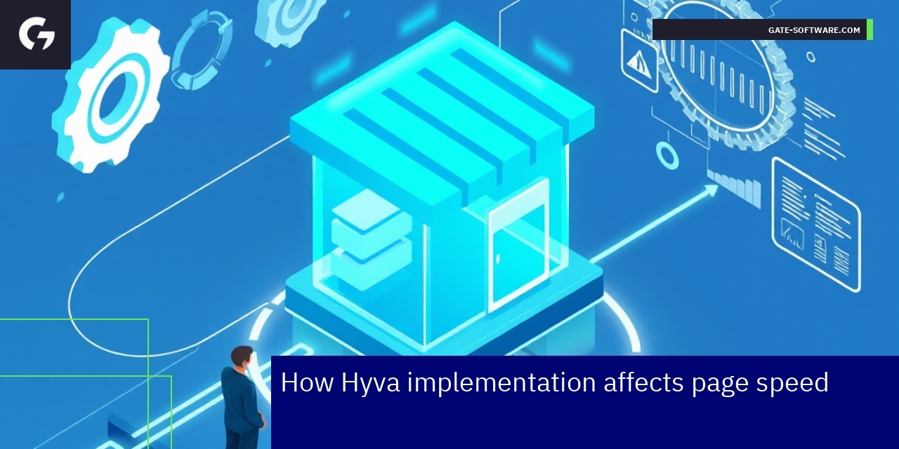 Graph showing Hyva theme improving site speed