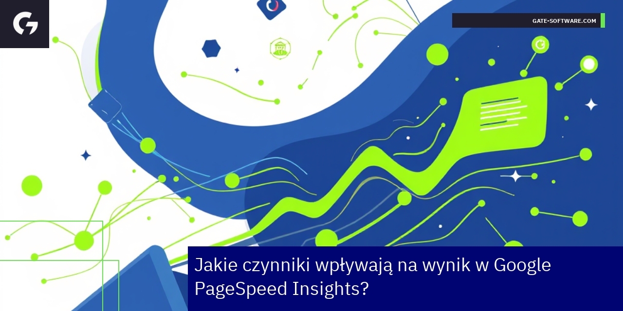 Wykres przedstawiający czynniki PageSpeed