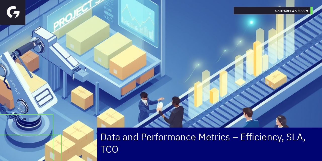 Graph showing efficiency, SLA, and cost metrics