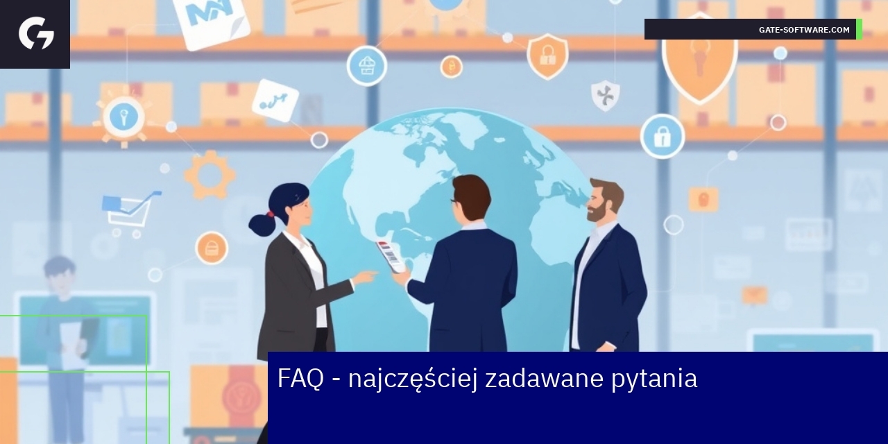 Ilustracja dotycząca FAQ, e-commerce i zespołów B2B