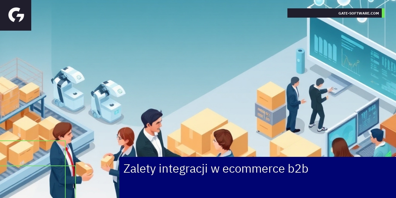 Schemat integracji systemów ecommerce B2B i korzyści