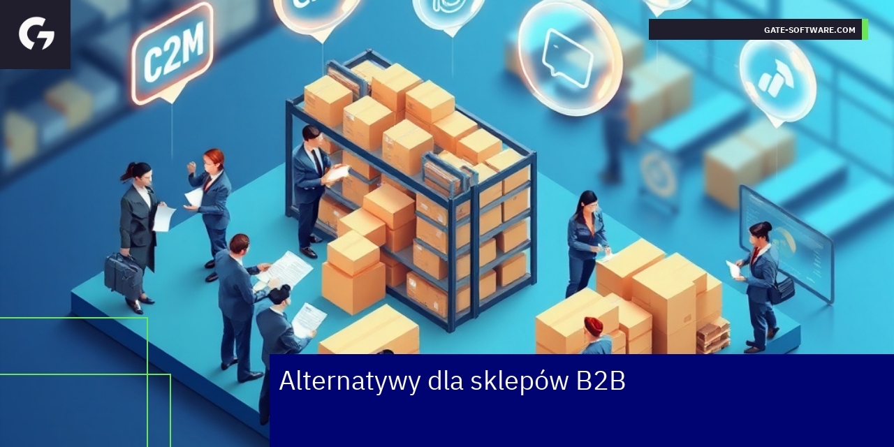 Schemat platform sprzedaży i integracji B2B