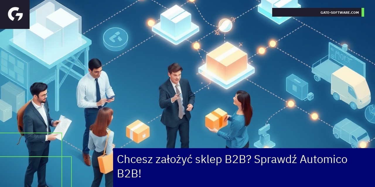 Interfejs platformy Automico do zarządzania B2B