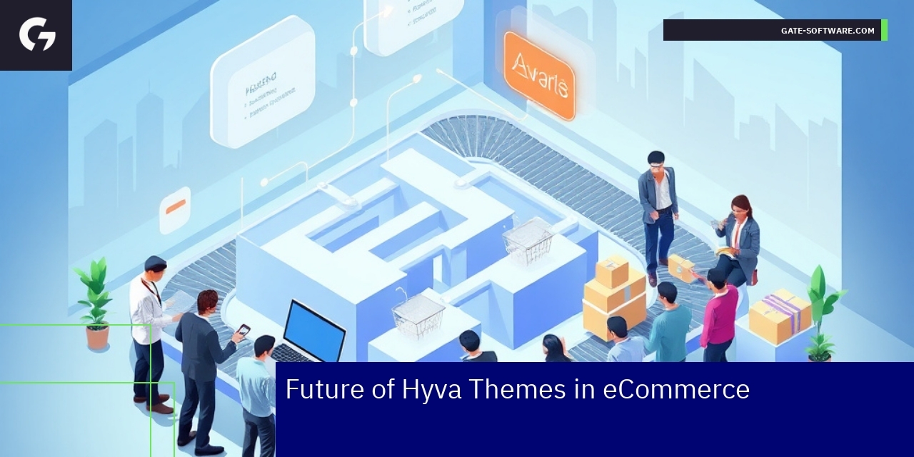 Illustration of Hyva theme usage in ecommerce development