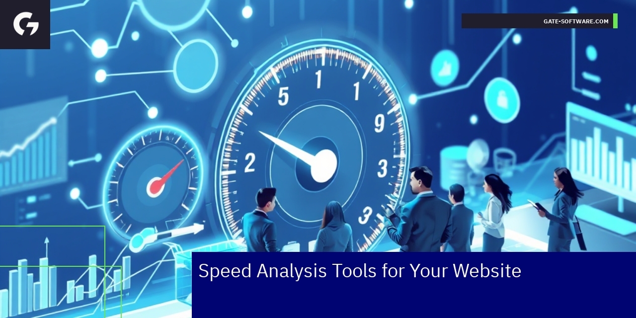 Dashboard showing website speed analysis metrics
