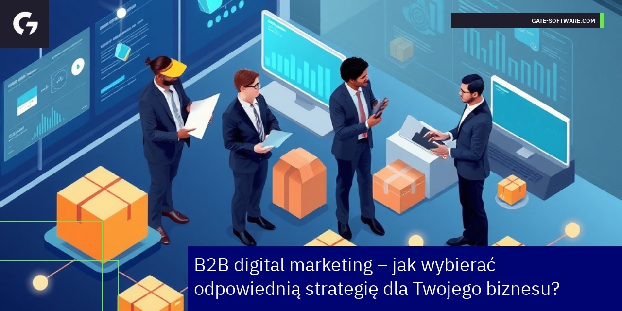 Schemat integracji systemów i procesów marketingu B2B
