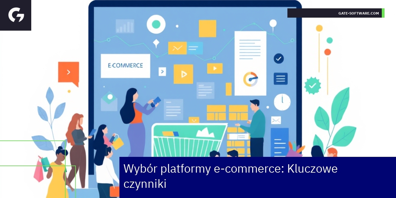 Wykres dotyczący platform e-commerce