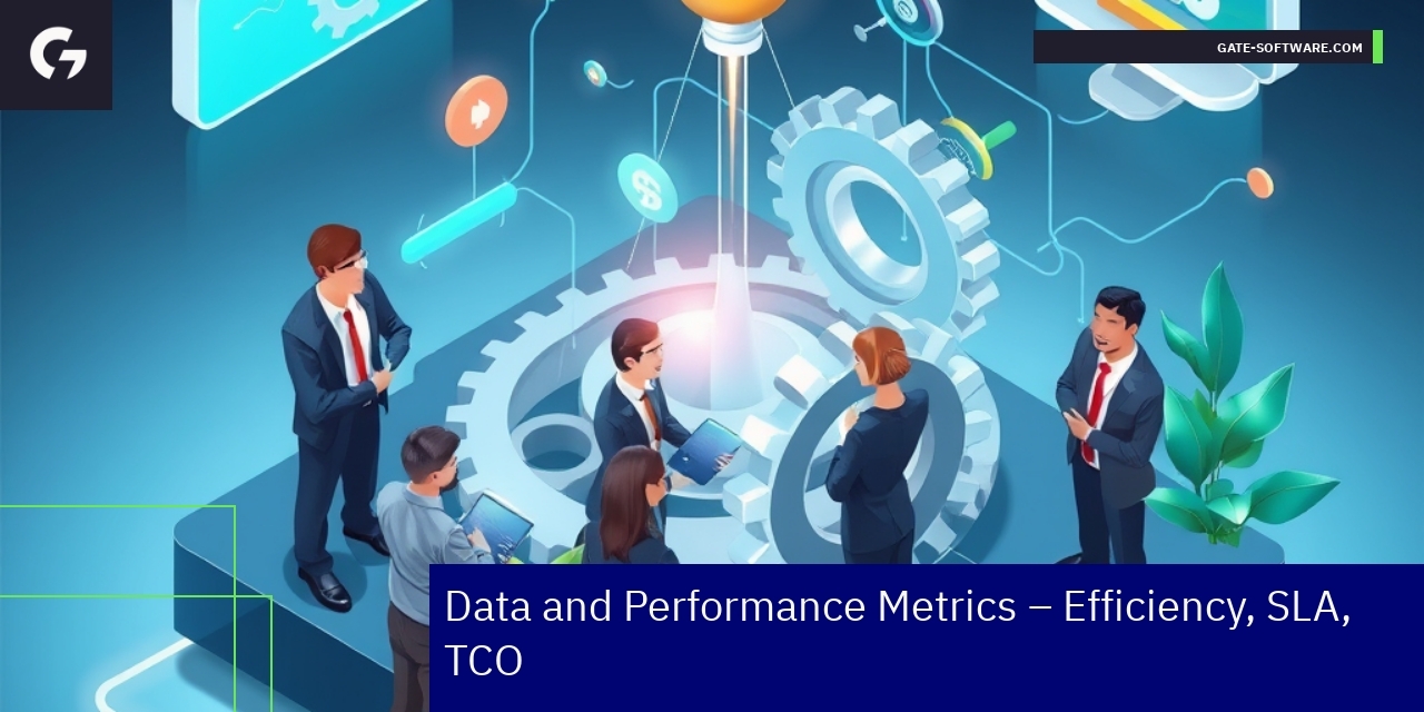 Chart showing project metrics and efficiency data