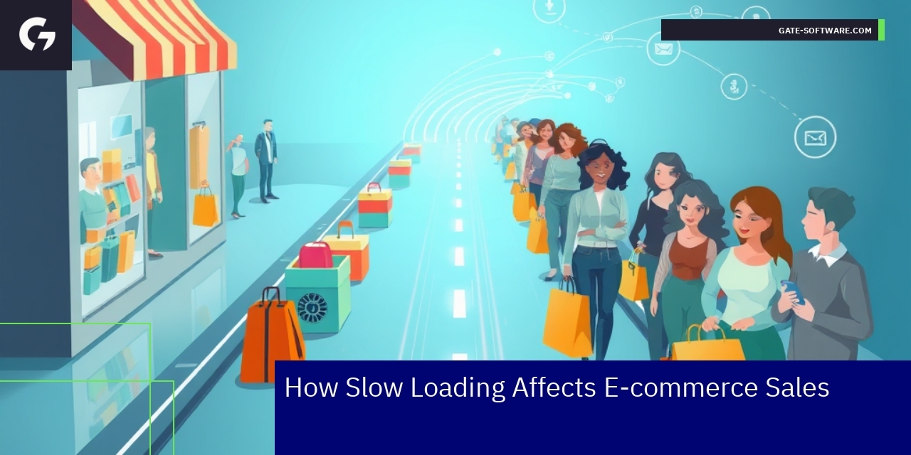 Graphic showing website speed optimization process