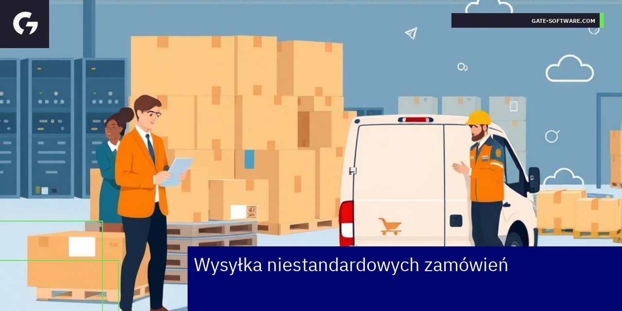 Optymalizacja wysyłki niestandardowych zamówień B2B Diagram integracji systemu ERP z platformą B2B