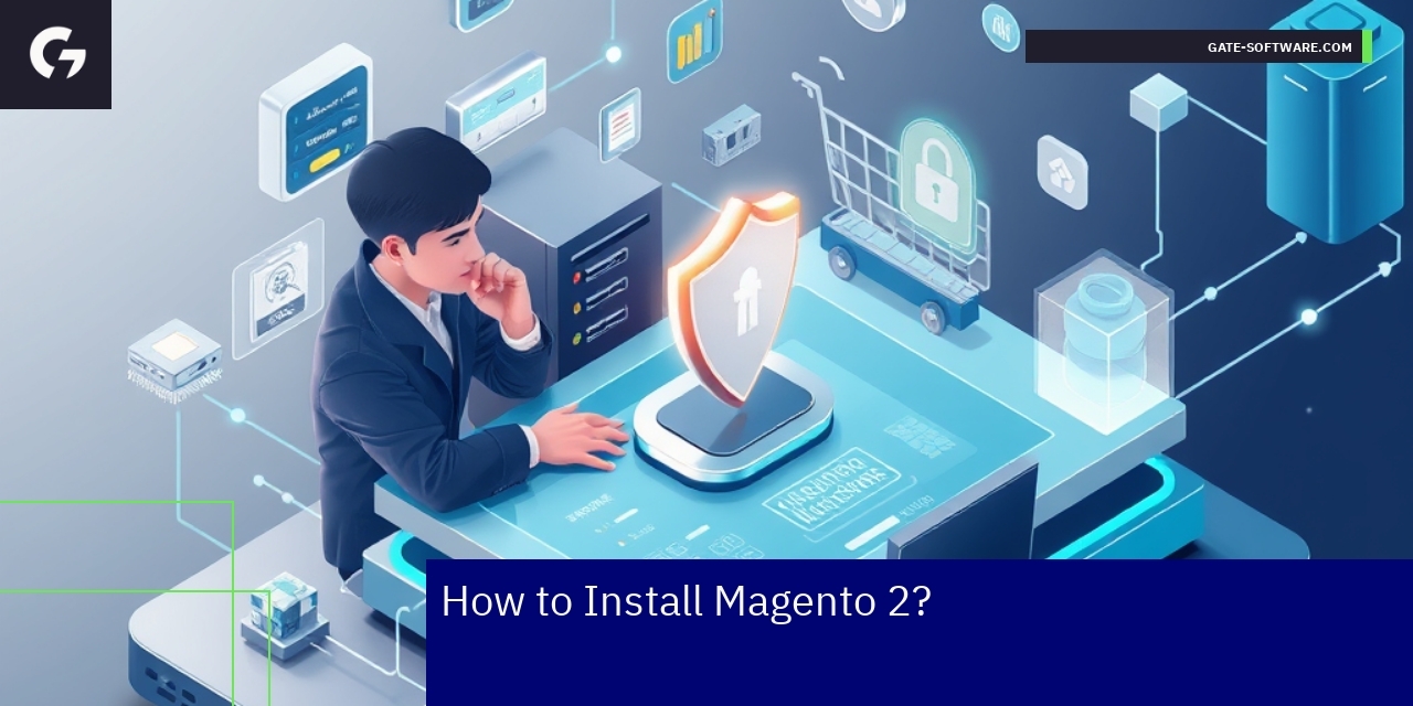 Diagram of Magento 2 installation steps and setup