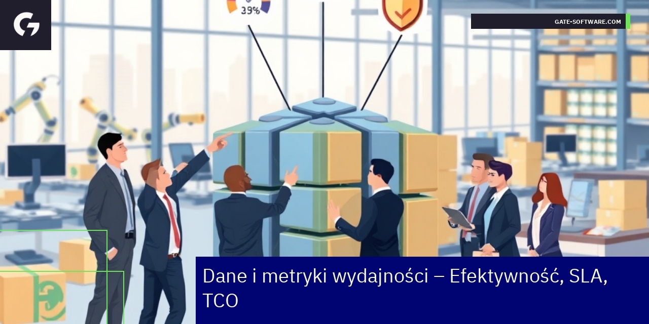 Wykresy i liczby efektywności e-commerce B2B