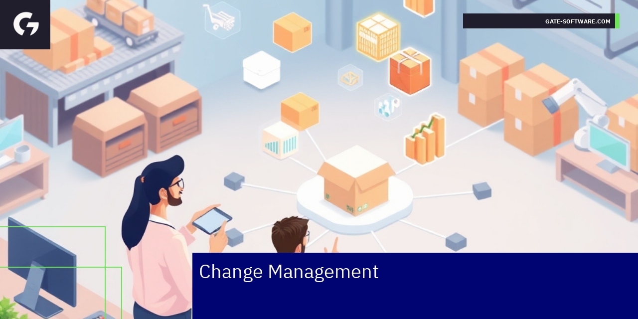 B2B Change Management Strategies for Growth Business team collaborating on change management