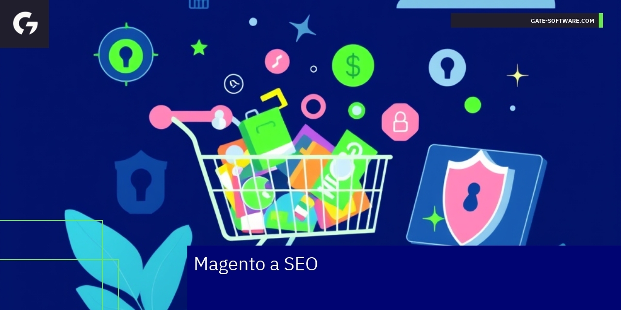 Optymalizacja SEO w Magento Ilustracja SEO na platformie Magento