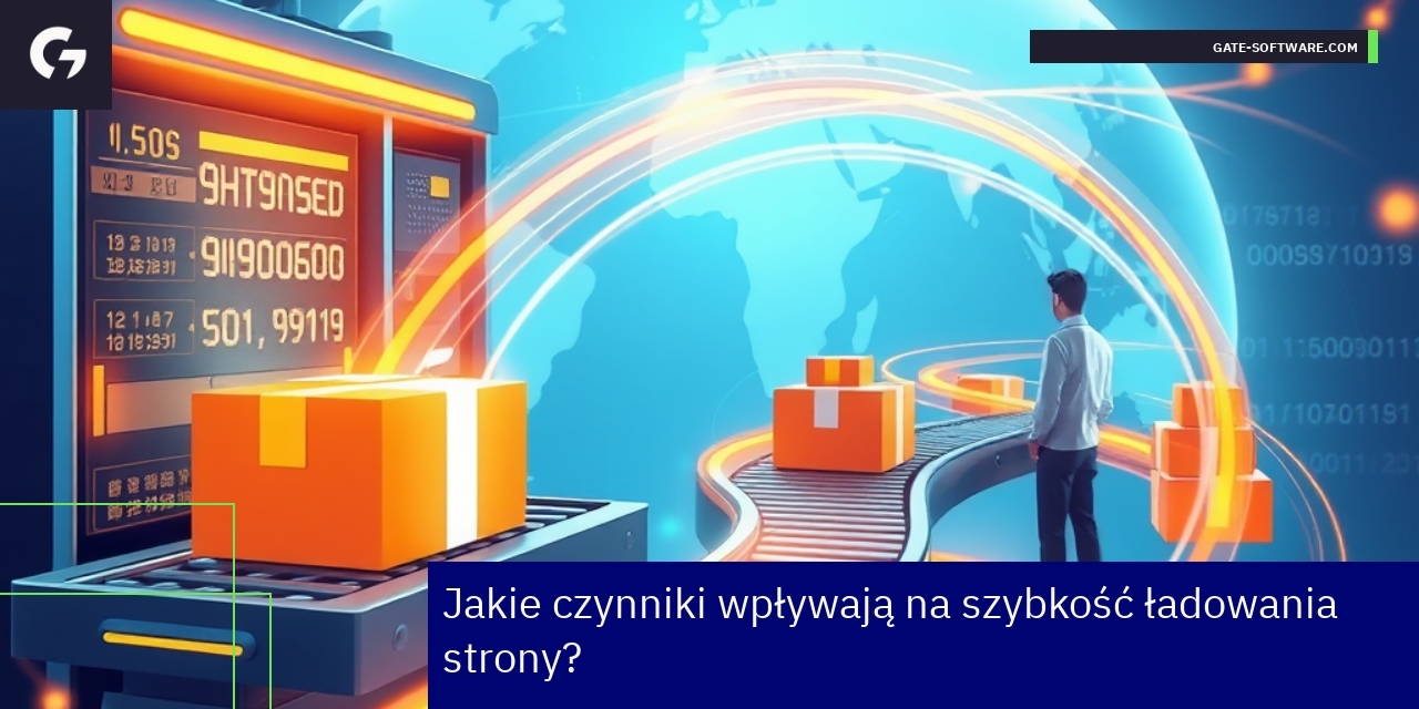 Kluczowe czynniki wpływające na szybkość ładowania Ikony serwera, kodu i urządzenia użytkownika