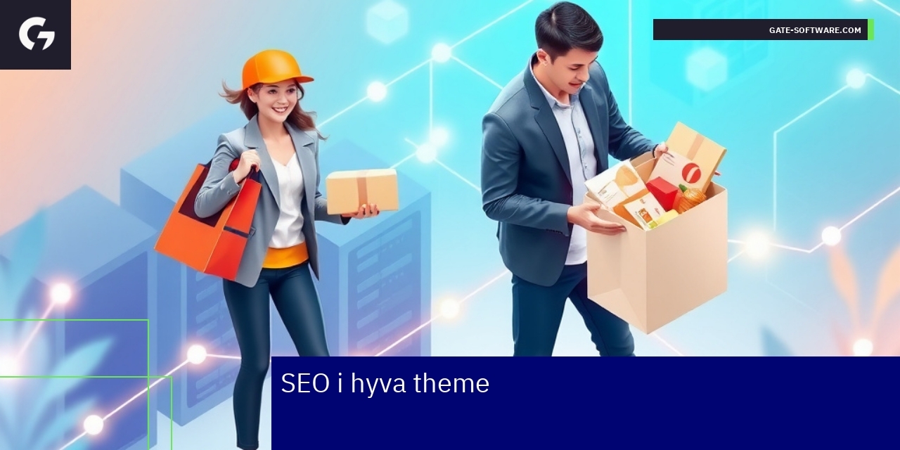 Optymalizacja SEO z hyva theme w Magento Schemat działania hyva theme i SEO w Magento