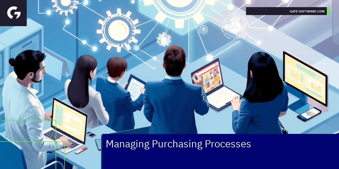 Managing Purchasing Processes in B2B Ecommerce Dashboard showing procurement and supplier data