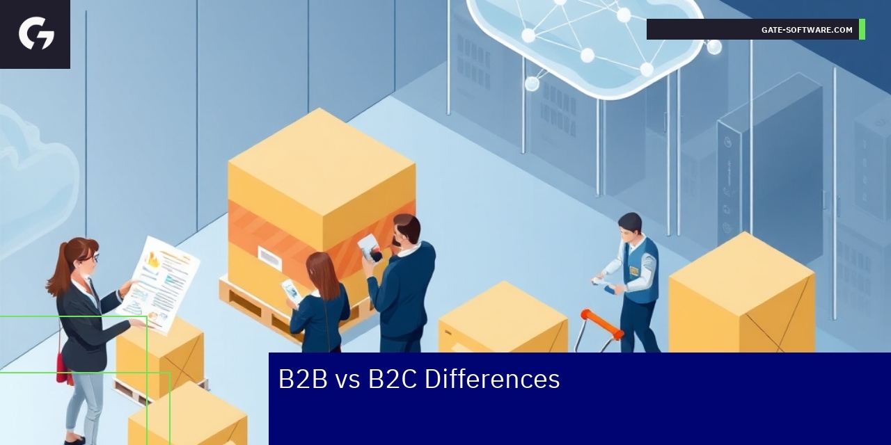 Comparison of B2B and B2C ecommerce features