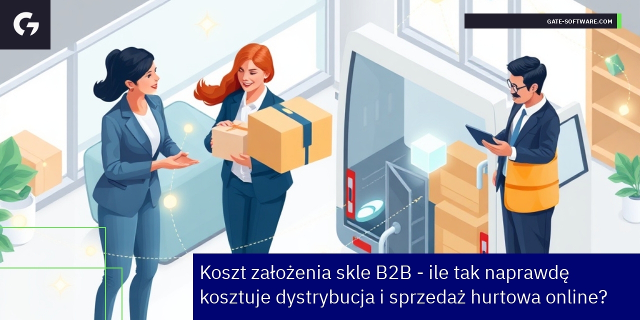 Schemat dystrybucji i marketingu sklepu B2B