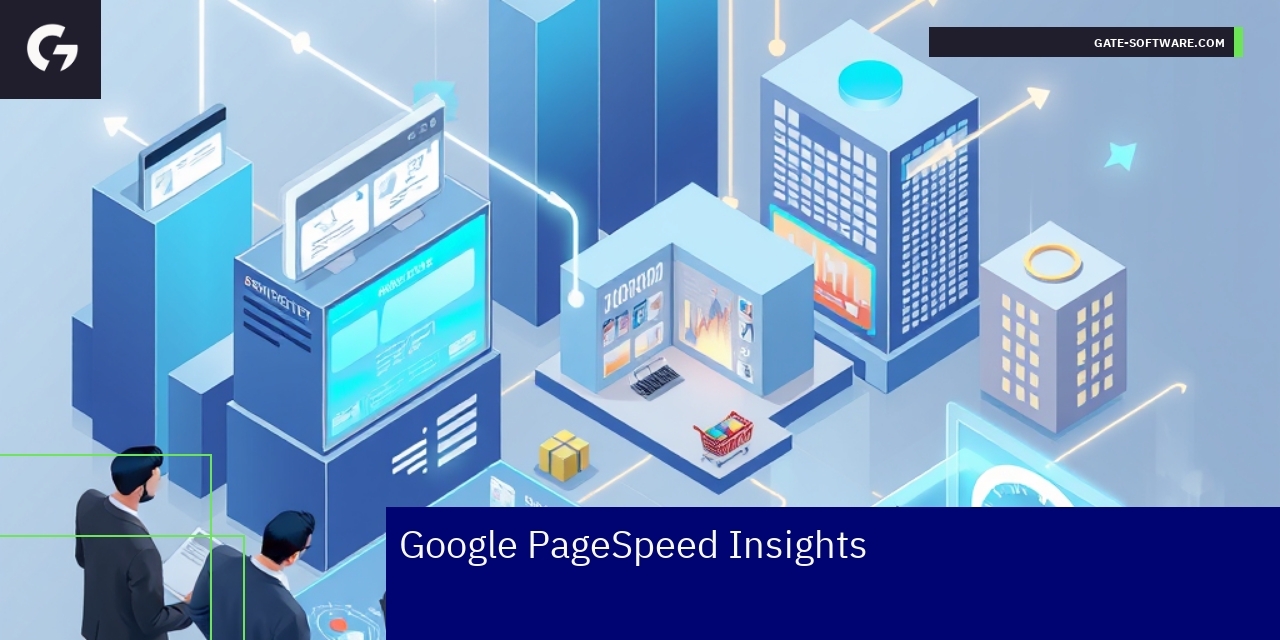 Screenshot of Google PageSpeed Insights results and metrics