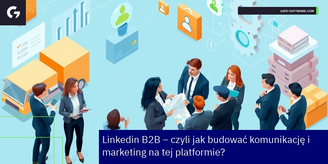Skuteczna strategia marketingu B2B na LinkedIn Osoby pracujące nad strategią marketingową B2B na laptopach