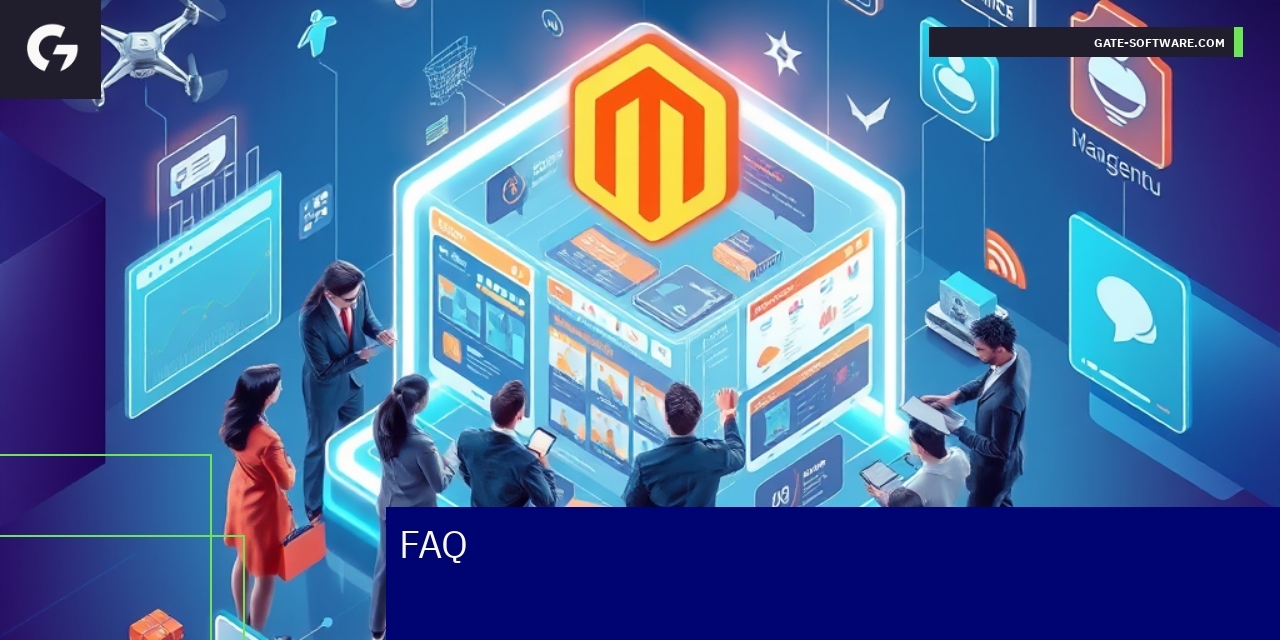 Magento ecommerce dashboard with features overview