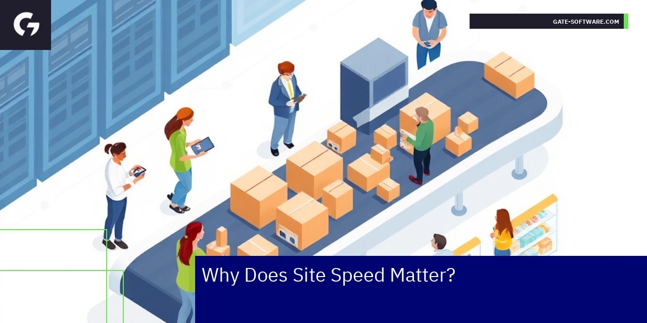 Graph showing benefits of faster website loading times