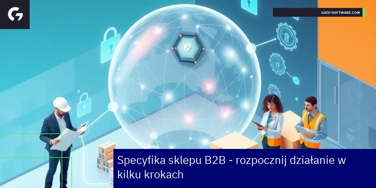 Ilustracja procesu wdrożenia sklepu B2B ecommerce