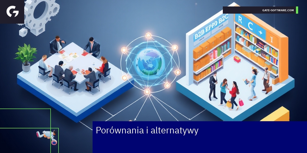 Kluczowe różnice i trendy w modelach B2B i B2C Schemat różnic i trendów sprzedaży B2B i B2C