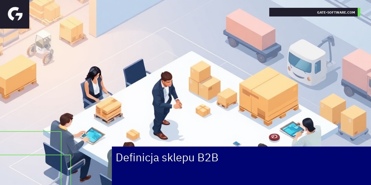 Schemat platformy B2B i funkcji biznesowych