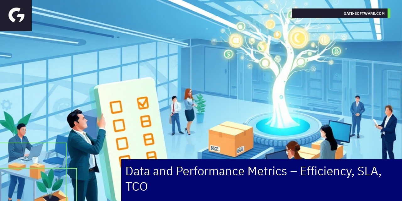 Graph showing project efficiency and cost savings data