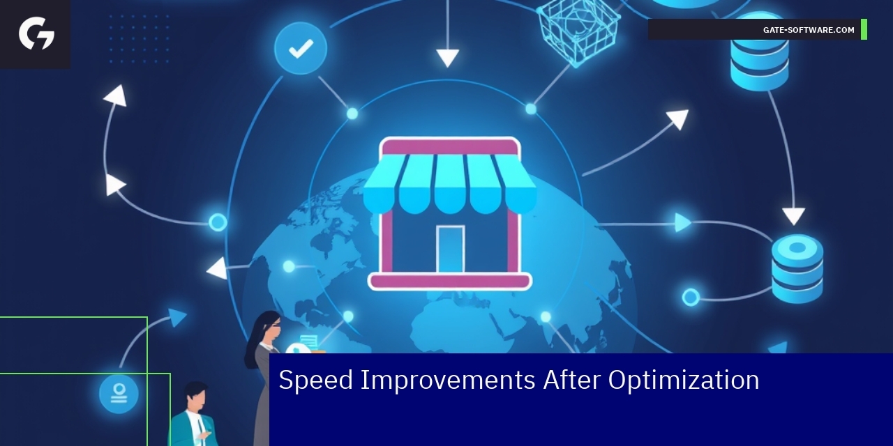 Speed Improvements in Magento 2 Optimization Code minimization CDN and database optimization icons