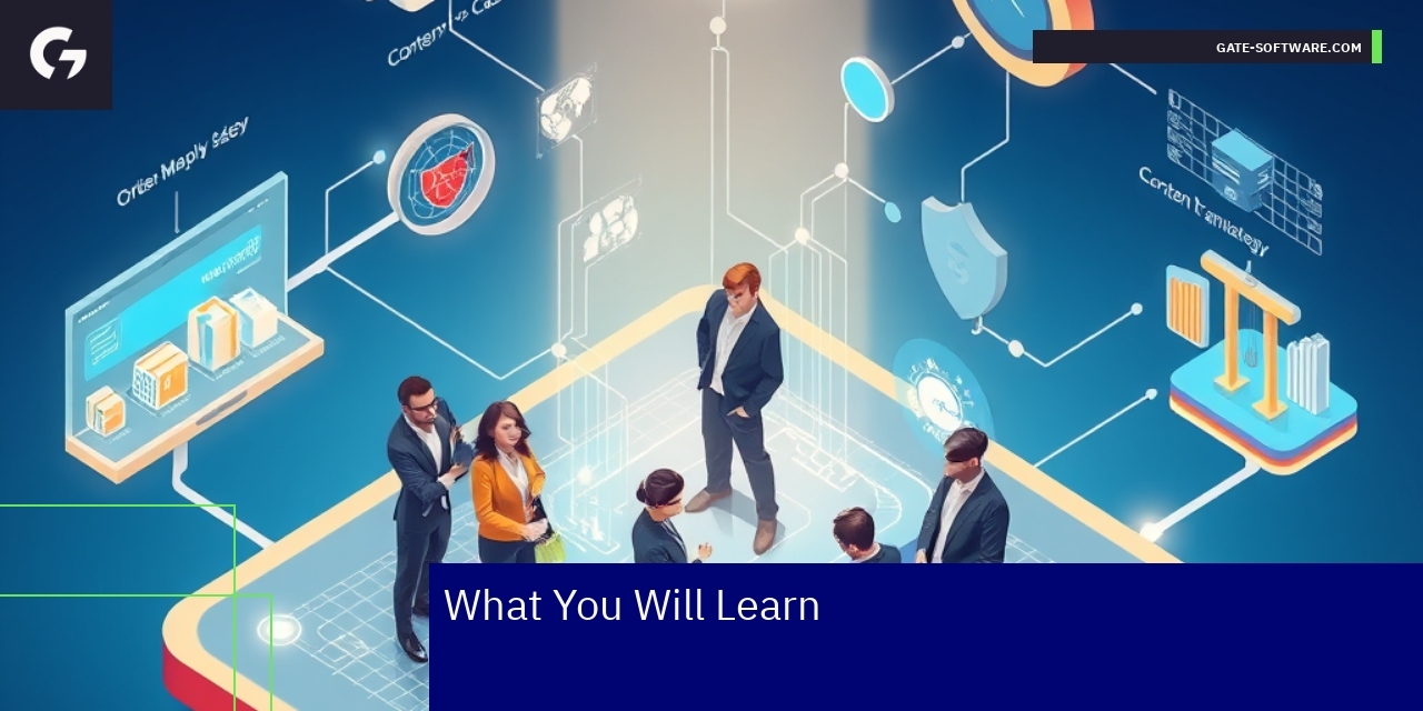 Business professionals analyzing digital transformation