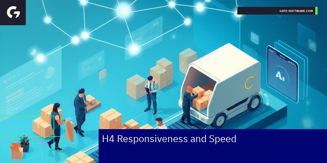 Business platform responsive design and fast speed