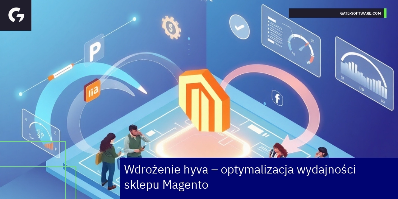 Schemat przedstawiający optymalizację sklepu Magento