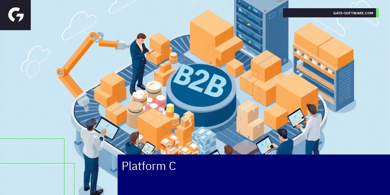 Interface of Platform C B2B ecommerce software