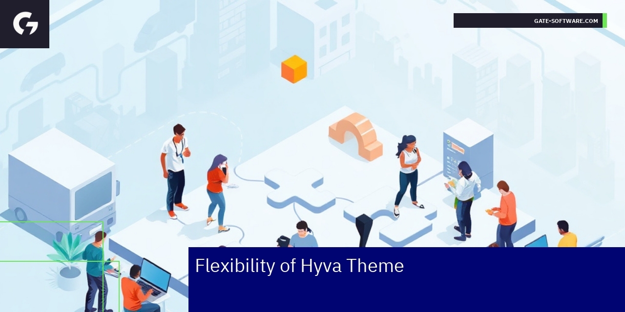 Diagram showing Hyva theme architecture and features