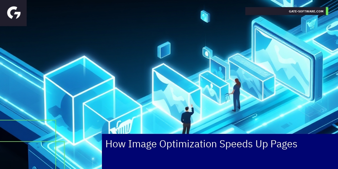 Graph showing image optimization and Magento speed benefits