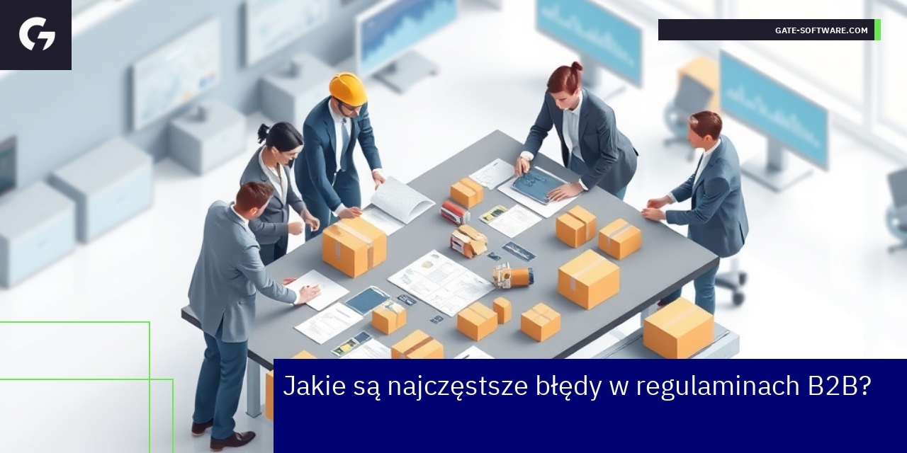 Schemat najczęstszych błędów w regulaminach dla firm B2B