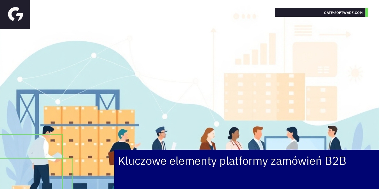 Kluczowe elementy platformy zamówień B2B Schemat działania platformy B2B i zarządzanie relacjami