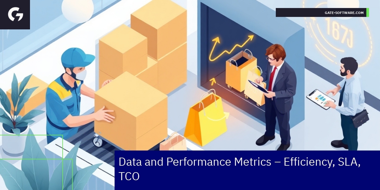 Chart showing UiR service efficiency and cost metrics