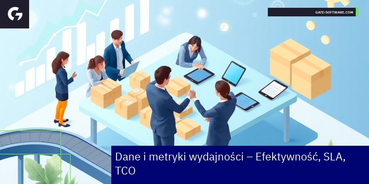 Dane i metryki efektywności projektów B2B Grafika przedstawiająca dane efektywności projektów