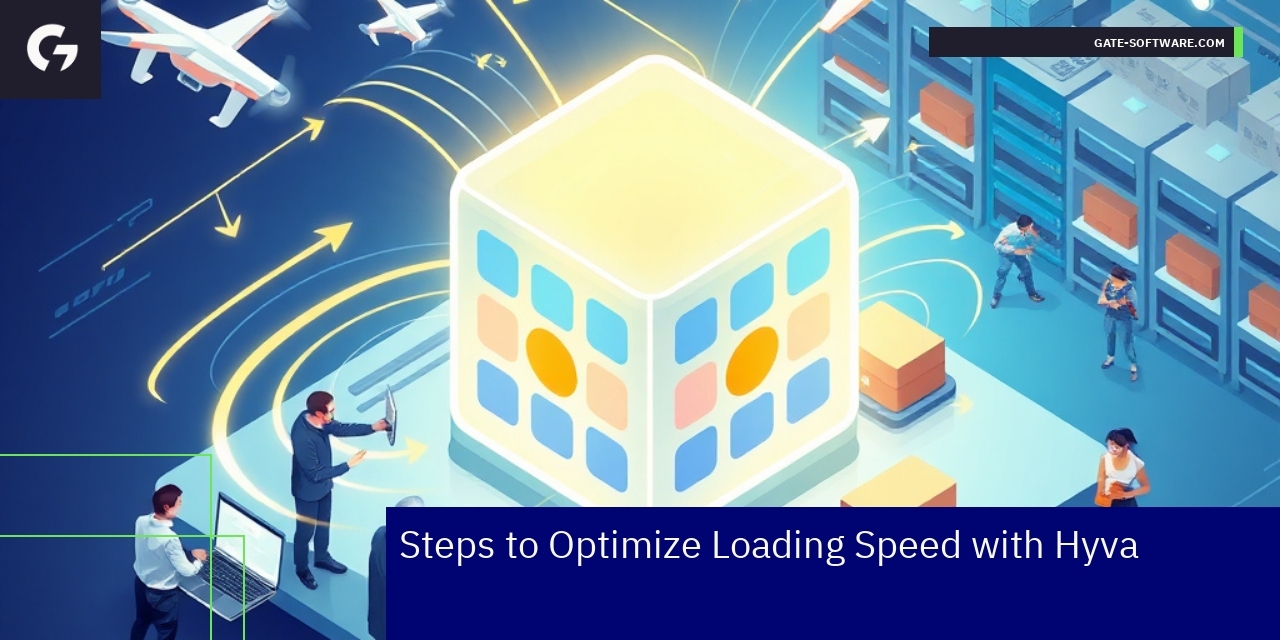 Diagram showing steps to optimize Hyva loading speed