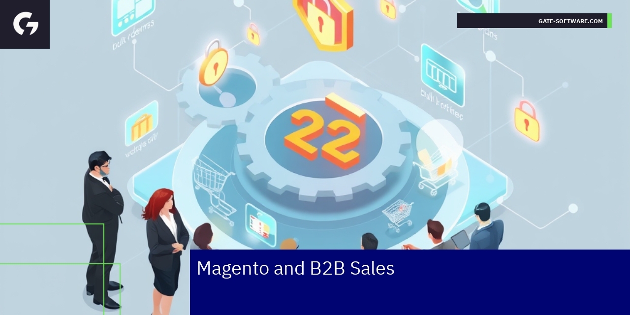 Magento 2 platform showcasing B2B ecommerce features