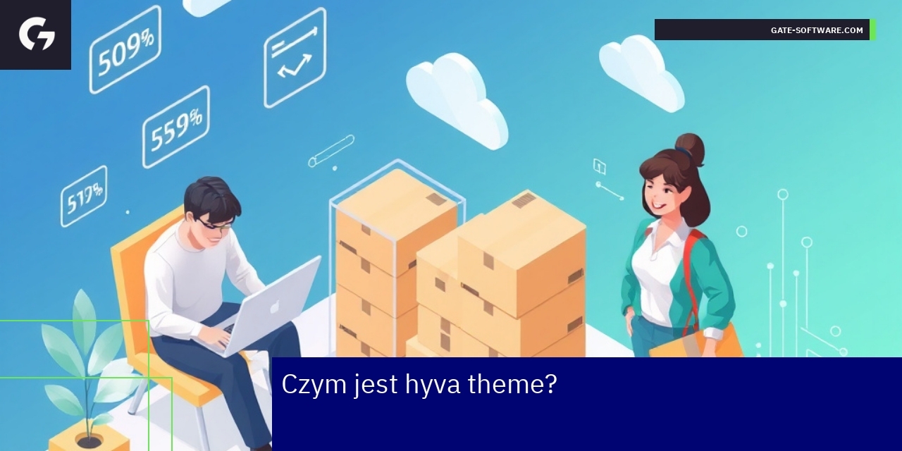 Korzyści i rozwój hyva theme dla Magento Schemat prezentujący działanie hyva theme w sklepie