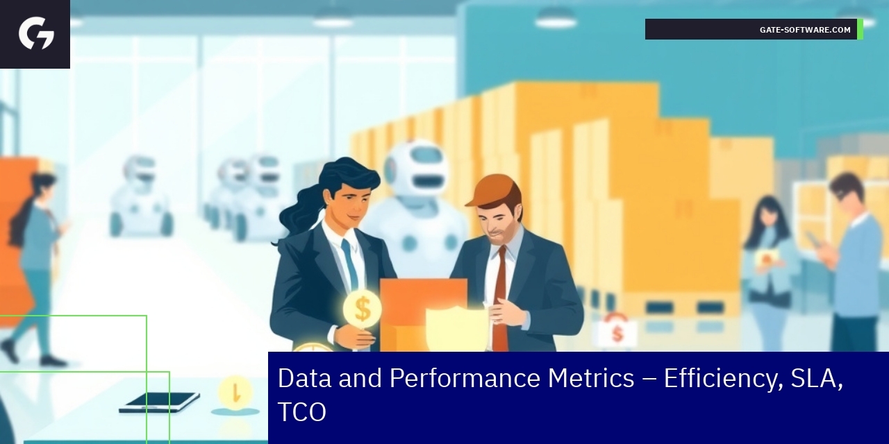 Graphs showing project efficiency and cost reduction