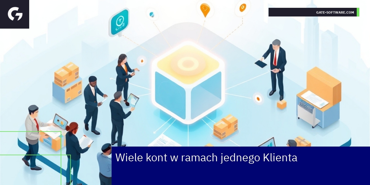 Schemat zarządzania kontami w systemie B2B