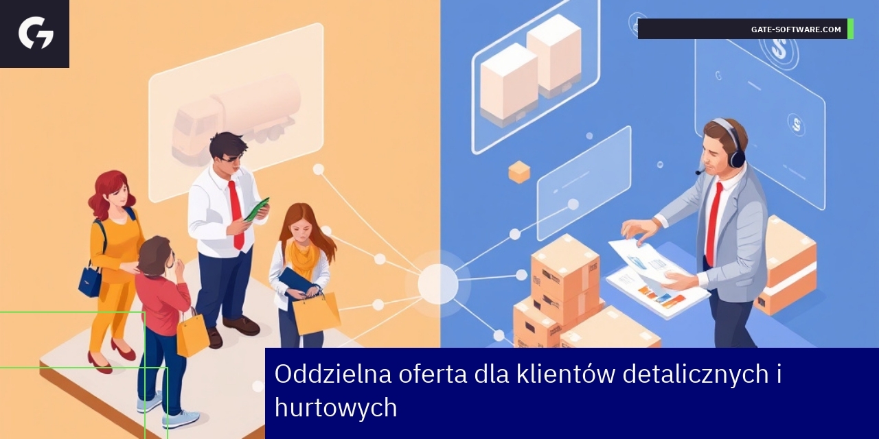 Panel zarządzania ofertą dla klientów detalicznych i hurtowych