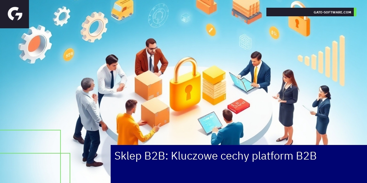 Kluczowe cechy i efektywność platform B2B Schemat funkcji i efektywności sklepu B2B