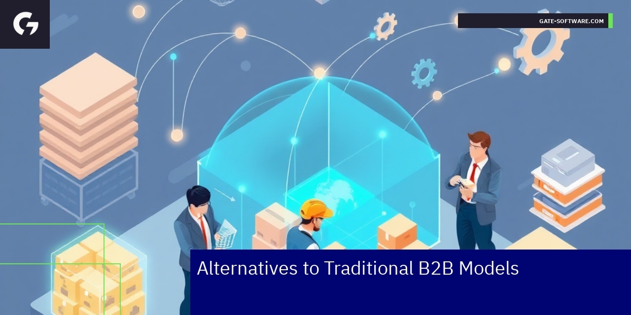 Business models diagram showing platform and service options